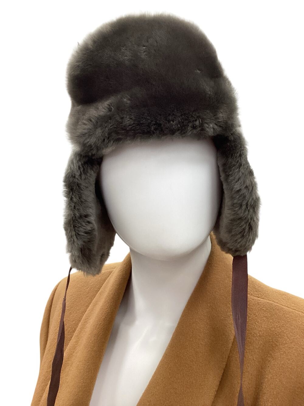 VTG Norma Kamali For Stetson Hat Women’s SZ M(Tag) Runs Small Mouton Fur Brown